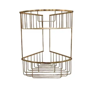 רשת פינתית כפולה ועמוקה רוז גולד מלדן