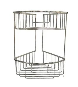 רשת פינתית כפולה ועמוקה ניקל מבריק מלדן