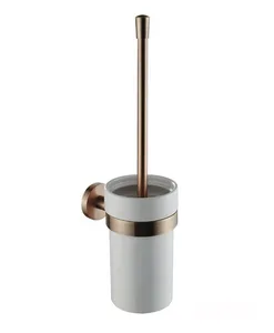 מברשת אסלה תלויה רוז גולד מט ניתנת בקידוח/ בהדבקה דגם עדן ED592RGM מלדן