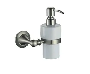 דיספנסר תלוי ניקל מוברש ניתן בקידוח/ בהדבקה דגם מונקו 80369ST מלדן