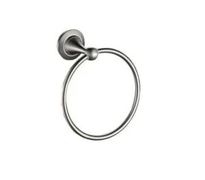 טבעת למגבת ניקל מוברש ניתן בקידוח/ בהדבקה דגם מונקו 80360ST מלדן