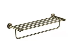 מדף בית מלון 60 ס"מ ברונזה ניתן בקידוח/ בהדבקה דגם מונקו 80300BRZ מלדן