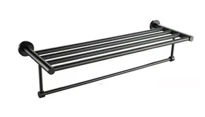 מדף בית מלון 60 ס"מ גרפיט ניתן בקידוח/ בהדבקה דגם עדן ED410GRA מלדן