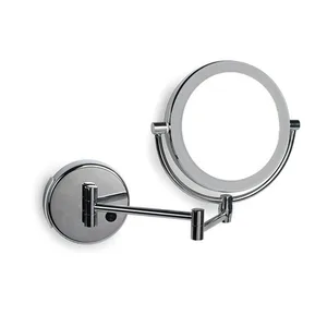 מראה תלויה מרפק תאורת לד פי 7 ניקל דגם ארט MR3035 מלדן