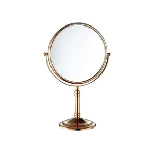 מראה קוסמטית שולחנית מונחת פי 5 רוז גולד דגם ארט MR728ROS מלדן