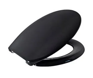 מושב אסלה דורופלסט שחור טריקה שקטה 122004 מלדן