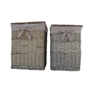 סט קש מעוצב שני סלי כביסה מלבניים TA240104 מלדן