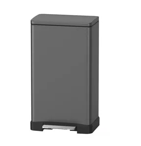 פח 50 ליטר JAVA טריקה שקטה גרפיט 8858GRA מלדן