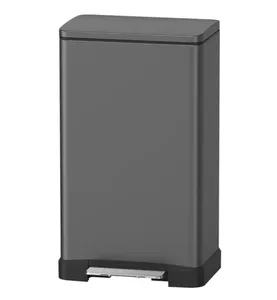 פח אשפה למטבח 30 ליטר JAVA טריקה שקטה טיטניום גרפיט 8858TG מלדן