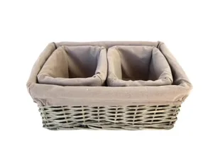 סט 3 סלסלות קש מעוצבות TA240115 מלדן