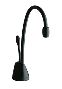 ברז מערכת מים HOT חם בלבד ומטוהר שחור מבריק 44251G ISE