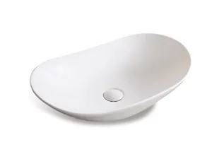 כיור מונח לבן מט / מבריק 640X370X160