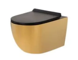 אסלה תלויה רימלס וושינגטון זהב עם מכסה שחור