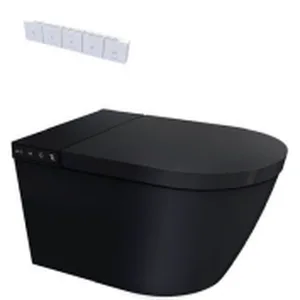 אסלה תלויה חכמה ספלאש SPLASH שחור מט ( ללא מיכל הדחה )