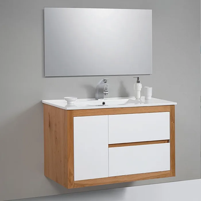 ארון אמבטיה תלוי נטורל וויט 150 ס"מ