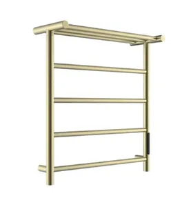 מחמם מגבות 60/23/60 ס"מ עם מסך לד + אפליקציה לפלאפון - זהב מט TH017YB סיוון אופיר