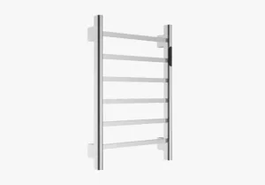 מחמם מגבות 50/58/7 ס"מ עם מסך לד + אפליקציה לפלאפון - ניקל מבריק TH002 סיוון אופיר