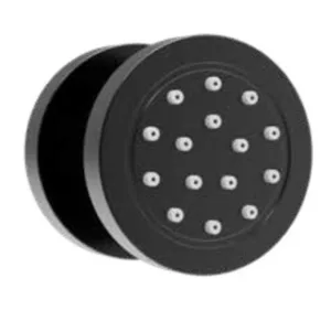 ג'ט עגול מתכוונן 5 ס"מ שחור מט 386B סיוון אופיר