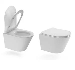 אסלה חרס תלויה 54/36/36 ס"מ לבן מט TO3MW סיוון אופיר