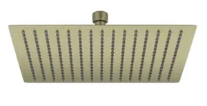 ראש טוש מרובע למקלחת 25 ס"מ זהב מט 107YB סיוון אופיר