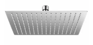 ראש טוש מרובע למקלחת 25 ס"מ ניקל מבריק 107 סיוון אופיר