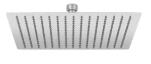 ראש טוש מרובע למקלחת 25 ס"מ ניקל מוברש 107CB סיוון אופיר