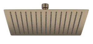 ראש טוש מרובע למקלחת 25 ס"מ רוז גולד מט 107RG סיוון אופיר