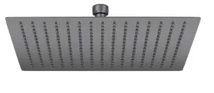 ראש טוש מרובע למקלחת 30 ס"מ אפור גרפיט 113GR סיוון אופיר