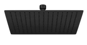 ראש טוש מרובע למקלחת 30 ס"מ שחור מט 113B סיוון אופיר